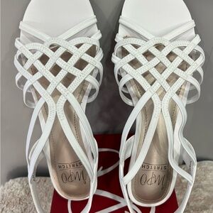 Impo White Strappy Women's Sandals
